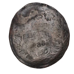 REGNO D'ITALIA VITTORIO EMANUELE II 5 Centesimi 1862 N - CURIOSITA' ERRORE ZECCA - Picture 1 of 2