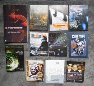 11 guías de programas del festival de música electrónica de Detroit Techno House Dance - Imagen 1 de 1