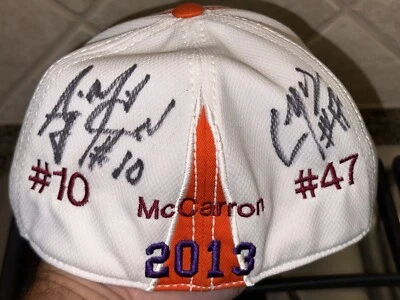 2013 ALABAMA NATIONAL CHAMPIONSHIP HAT SIGNED BY AJ McCARRON & COREY McCARRON - Image 1 of 4