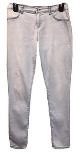 Girls Place Sz 14 Light Blue Denim Jeggins Flat front Jeans Straight Leg Pocke - Picture 1 of 10