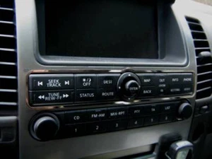 D Chrom Rahmen für Nissan Navara D40 Pathfinder Navi Bedienteil - Edelstahl - Picture 1 of 3
