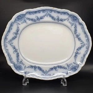 Booths Royal Semi Porcelain "CHESWICK" Pattern Huge Meat Platter Serving Plate - Picture 1 of 17