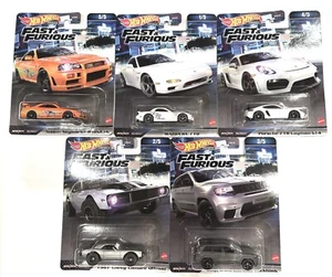 Hot Wheels Fast & Furious Premium Autos 1/64 Skyline Porsche Camaro Jeep Mazda - Bild 1 von 1