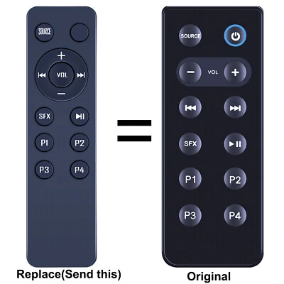 Replacement Remote Control For Altec Lansing InMotion iM600 Audio System - Image 1 of 4