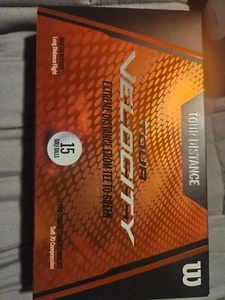 Wilson Tour Velocity Distance Golf Balls (15-Pack), White New - Picture 1 of 2
