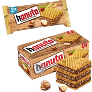 Ferrero Hanuta Cocoa Cream Roasted Hazelnuts Wafer 18 x 44g -Perfect Family Gift - Picture 1 of 2