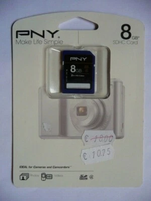 Memory card PNY premium SDHC 8GB - Image 1 of 2