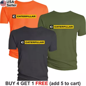 Caterpillar Retro Logo T-Shirt CAT Old Equipment Planierraupe Bau BCA10 - Bild 1 von 20