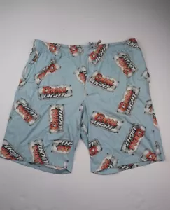 Coors Light Mens Athletic Shorts Pockets Coors Light Cans Light Blue Sz. 40-42 - Picture 1 of 9