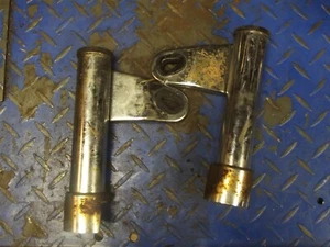 Yamaha XS 650 XS650 Fork Ears Headlight Mount Brackets Chrome  *B1 - Imagen 1 de 6