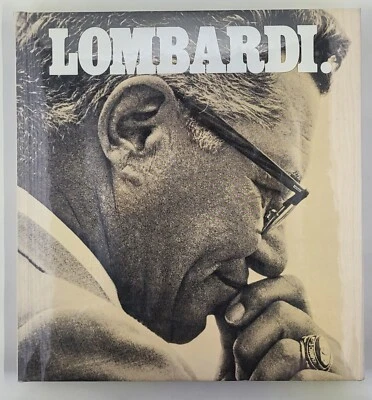 LOMBARDI. Book - By John Wiebusch Hardcover NFL Football Vince Lombardi HOF 1971 Foto 1 de 4