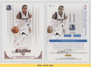 2014-15 Panini Excalibur Red Monta Ellis #5