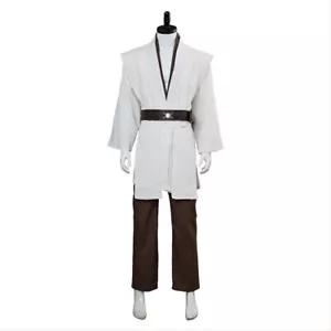 Star Wars Jedi Master Obi-Wan Kenobi Ben Tunic Halloween Cosplay Outfit Costume - Picture 1 of 5