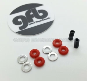 *GRiND DIAPASONES* GFB GRANDE junta tórica bujes diapasón kit de ajuste - ROJO - Imagen 1 de 12