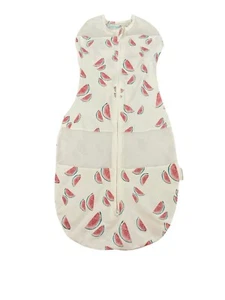 Nuevo sin etiquetas Happiest Baby Sleepea Swaddle XL 26-33 libras algodón orgánico sandía - Imagen 1 de 8