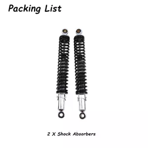Amortiguadores traseros de aluminio 400 mm 16" suspensión universal para moto - Imagen 1 de 7