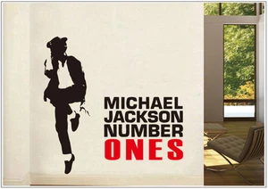 Wandtattoo wandaufkleber wandsticker photo tanzen Porträt michael jackson wph43 - Bild 1 von 1