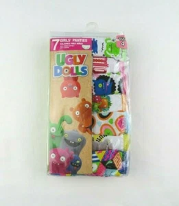 Handcraft Ugly Dolls Girls 7 Pack Briefs Underwear Size 4 - Picture 1 of 3
