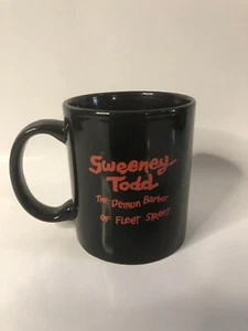 Taza de café Sweeney Todd rara promoción de película musical de Broadway - Imagen 1 de 5