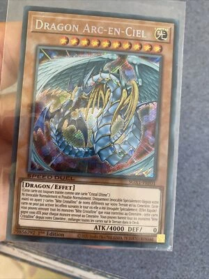 carte yu gi oh française Dragon Arc- En- Ciel SGX1-FRF01 Secret Rare - Photo 1/2