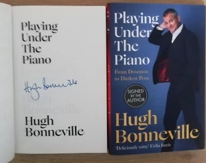 DOWNTON ABBEY  HUGH BONNEVILLE SIGNED PLAYING UNDER THE PIANO 1/1 UK HBDJ 2022 - Picture 1 of 3