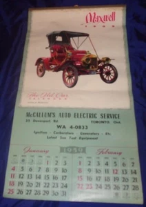 BS585 Vtg 1959 Calendar McCallums Auto Electric Service Toronto ON Complete - Picture 1 of 2