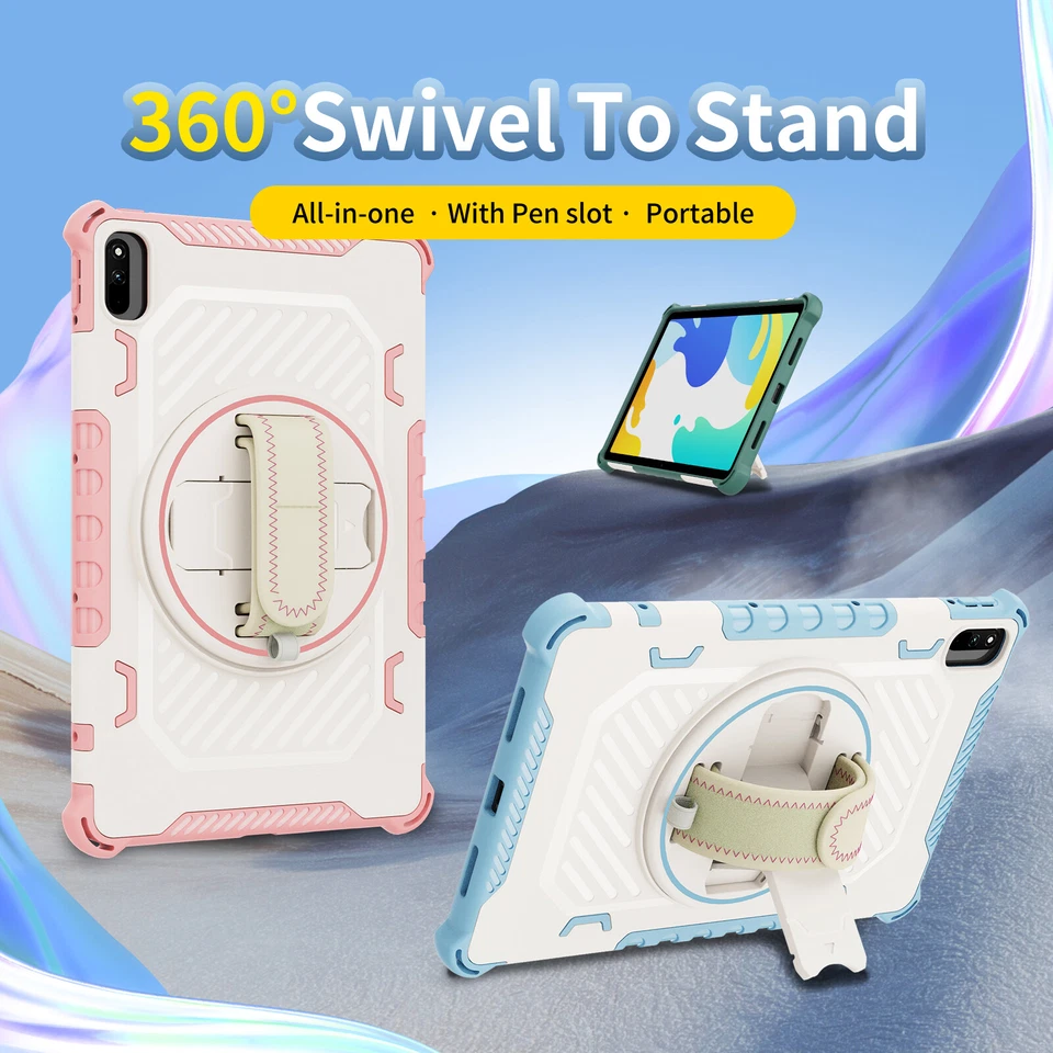 Funda Tablet 360 grados estable Huawei Honor V6 V7 matepad 10.4" Tipo-A Mecha cubierta Foto 1 de 4