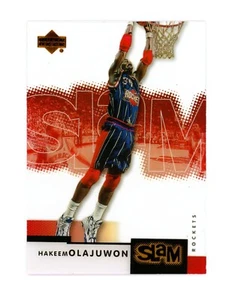 Hakeem Olajuwon 2000 Upper Deck SLAM Clear Acetate Card No.21 Rockets NBA - Picture 1 of 2