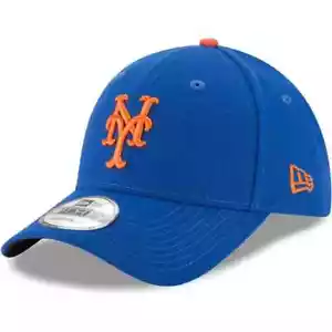 New Era MLB New York Mets 9FORTY Adjustable Strap Hat Cap One Size - Blue -NEW - Picture 1 of 3