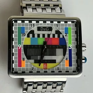 Dolce & Gabbana D&G “Medicine Man” Test Card Unisex 40mm Stainless Watch DW0197 - Picture 1 of 11