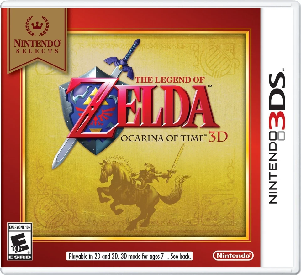 NEW The Legend of Zelda: Ocarina of Time 3D  (Nintendo 3DS, 2011) Selects Cover - Image 1 of 1