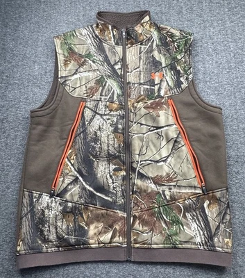 Under Armour Vest Mens 2XL Storm Camouflage Hunting Realtree AP Full Zip Camo - Image 1 of 4