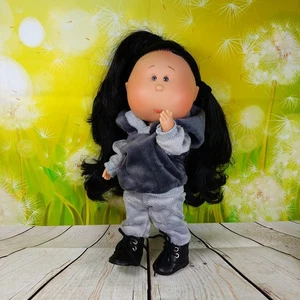 Gray Plush hoodie for doll Mia 12'' Pippa 12'' Pants - Picture 1 of 3