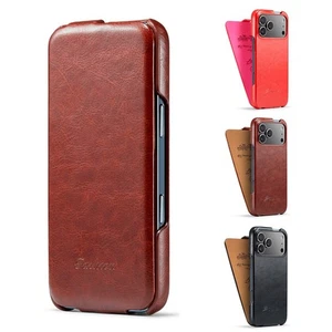 Funda abatible vertical de cuero PU para teléfono iPhone 17/17 Pro Max/Aire - Imagen 1 de 19