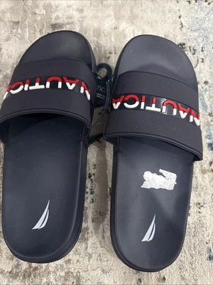 NUEVAS ZAPATILLAS SIN CORDONES NAUTICA para hombre 8M rojo marino Foto 1 de 4