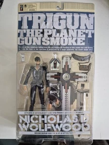Trigun The Planet Gunsmoke Nicholas D. Wolfwood Action Figure Sealed - Picture 1 of 2