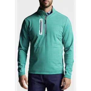 PETER MILLAR Crown Golf Elite Hybrid Jacket - Green - L (New) - Picture 1 of 4