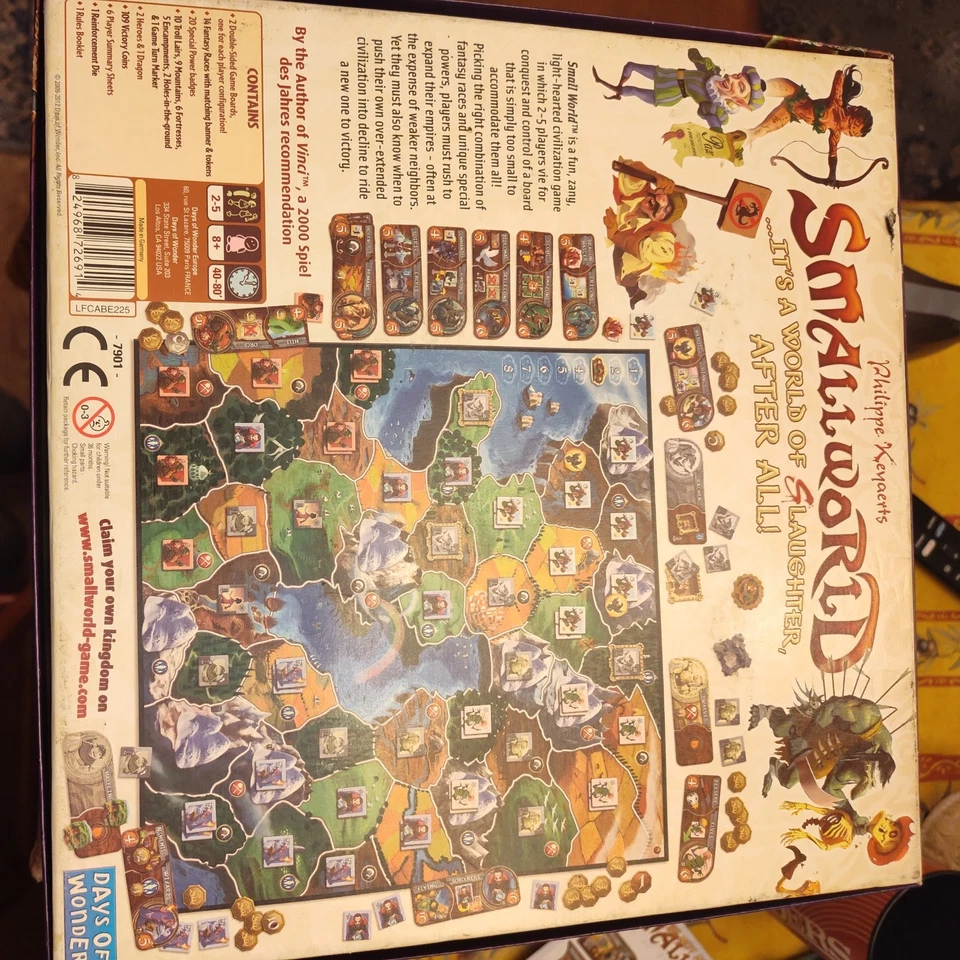 Days of Wonder Small World Board Game - Image 1 of 2