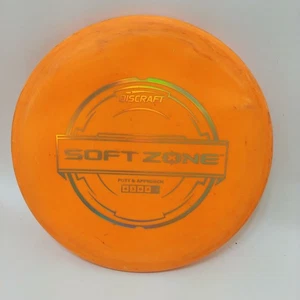 Used Discraft Soft Zone Orange 171G Puddle Top Disc Golf Midrange Good No Ink - Picture 1 of 7