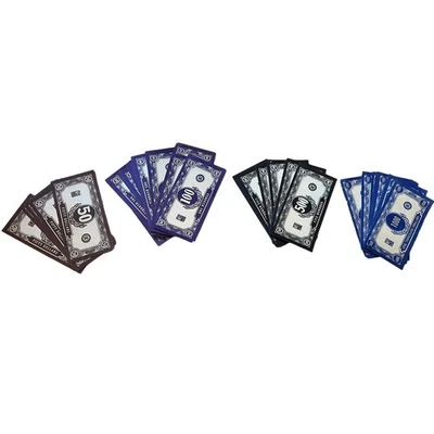 Lote de Dinero Juego de los Estados Milton Bradley 1954 De Colección $1000 $500 $100 $50 Reemplazar Foto 1 de 4