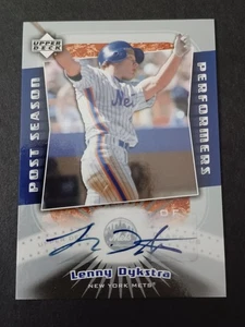 Lenny Dykstra 2005 Upper Deck Classics Post Season Performers Auto PP-LD - Mets - Picture 1 of 2