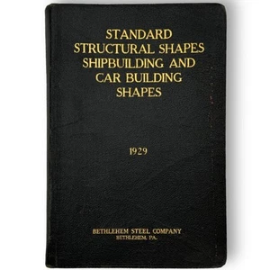 1929 Standard Structural Shapes Shipbuilding Bethlehem Steel Company - Imagen 1 de 4