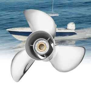 13 3/4 x 15 Stainless Steel Boat Propeller For Mercury 15 Tooth 135-300HP RH - Picture 1 of 7