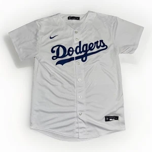 Nike Youth Los Angeles Dodgers Cody Bellinger #35 White Jersey Size Large 14/16 - Picture 1 of 6