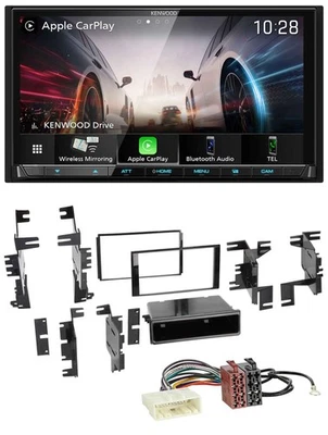 Kenwood MP3 2DIN USB DAB Bluetooth Autoradio für Nissan Quest Rogue Titan ab 11 - Bild 1 von 4