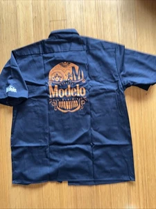 Dickies Men's Modelo Work Shirt Button Up DDLM Sugar Skull RARE XL OG Fit NEWTAG - Picture 1 of 8
