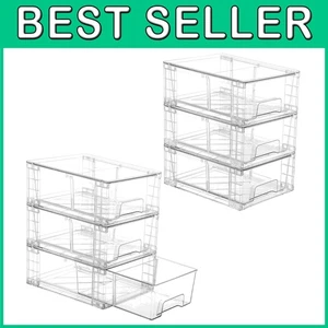 Clear Acrylic Organizers with Handles - Picture 1 of 9