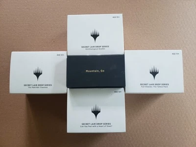 MTG Secret Lair 5 Drop Bundle - 4 still sealed, all complete & mint condition - Image 1 of 4