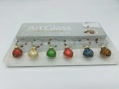 Dijes de vino de Navidad Foto 1 de 4