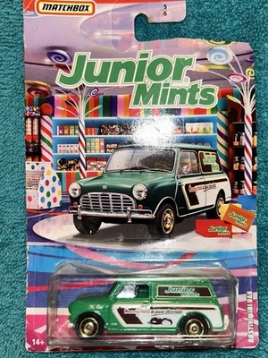 NEW - Matchbox Candy Series: Junior Mints Austin Mini Van #5/6 | 2023 Mattel - Image 1 of 4